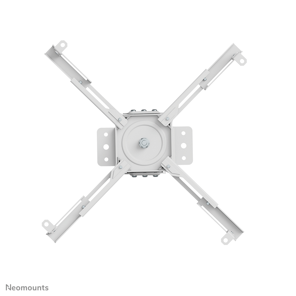 Neomounts CL25-550WH1 Soporte de techo para proyector - alt. 74,5-114,5 cm - fácil montaje - movimiento completo